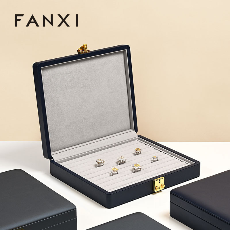 FANXI microfiber Multiple colors available Jewelry storage box