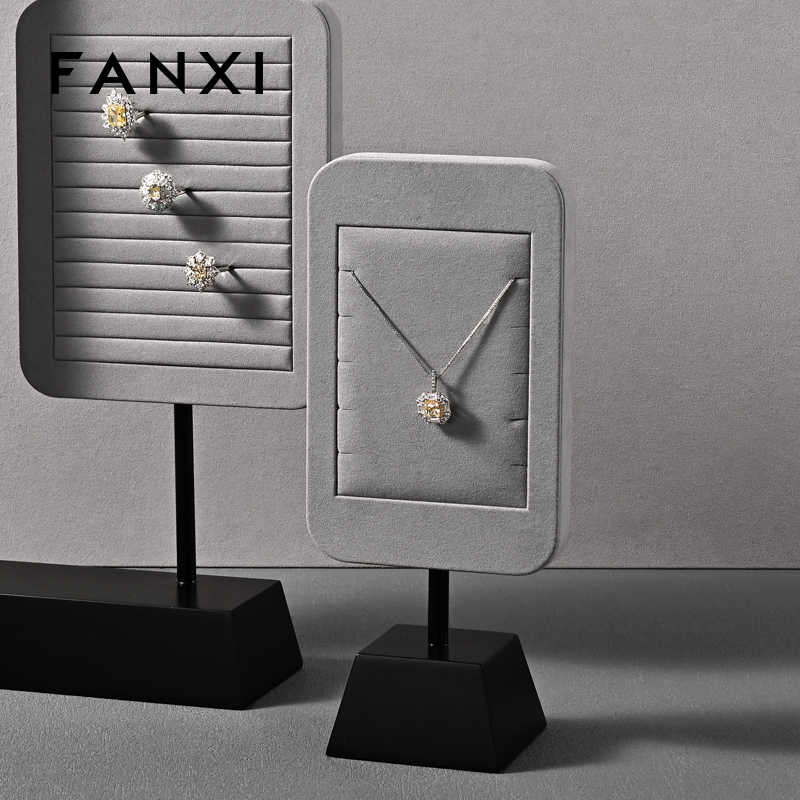 FANXI high quality Black Baking paint jewelry stand