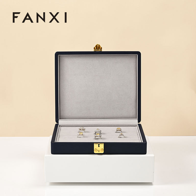 FANXI microfiber Multiple colors available Jewelry storage box