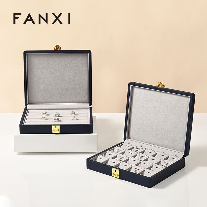FANXI microfiber Multiple colors available Jewelry storage box