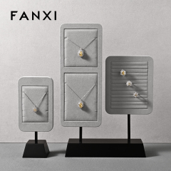 FANXI high quality Black Baking paint jewelry stand
