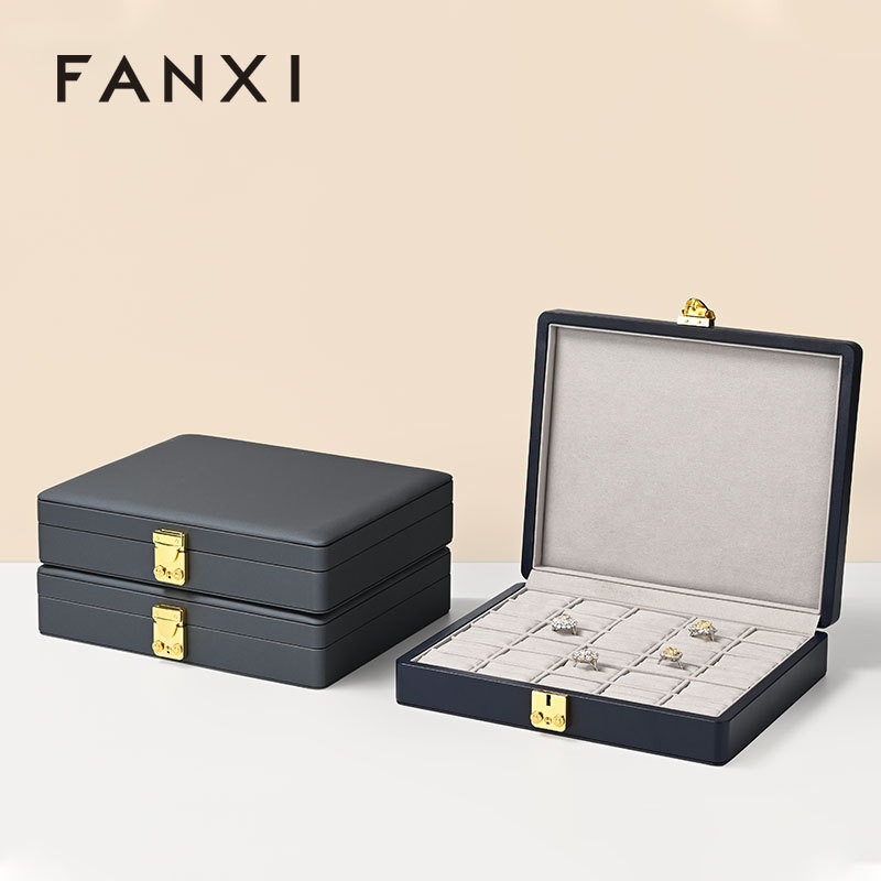 FANXI microfiber Multiple colors available Jewelry storage box