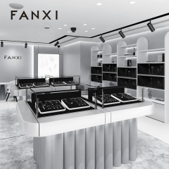 FANXI high end Baking paint Black Jewelry display set series