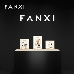 FANXI high quality Beige and metal watch display set