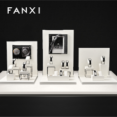 FANXI hot sale Mirror silver leather Metal watch packaging