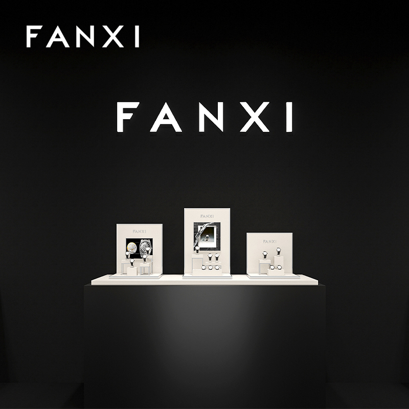 FANXI hot sale Mirror silver leather Metal watch packaging