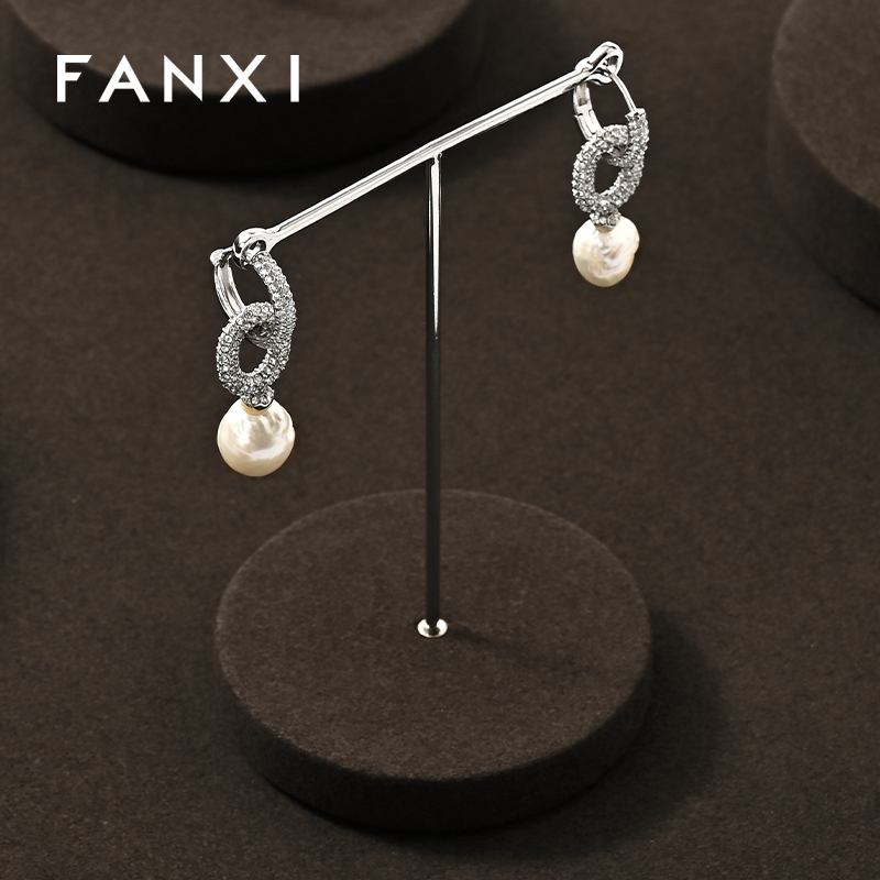 FANXI factory Coffee Microfiber Jewelry display set series