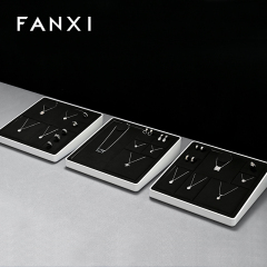 FANXI high end Baking paint Black Jewelry display set series