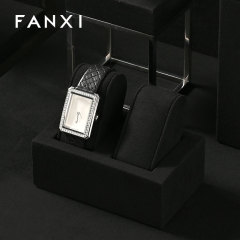 FANXI new arrival Black and Mirror Silver Watch combination set