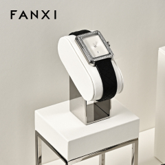 FANXI hot sale Mirror silver leather Metal watch packaging