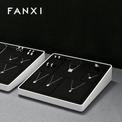 FANXI high end Baking paint Black Jewelry display set series