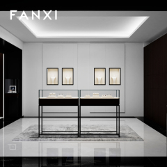 FANXI new arrival Beige Microfiber jewellery ring display