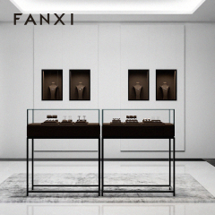 FANXI factory Coffee color Microfiber luxury jewellery display