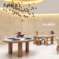 FANXI high quality Blue Microfiber display for jewelry