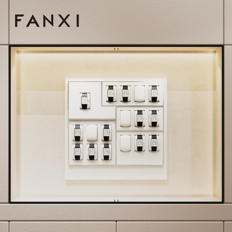 FANXI wholesale White Metal wrist watch display stand