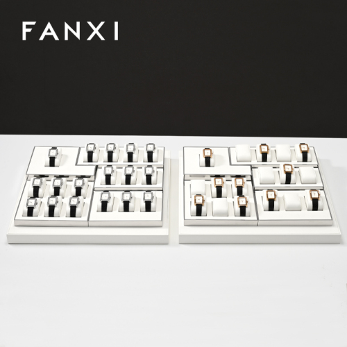 FANXI wholesale White Metal wrist watch display stand