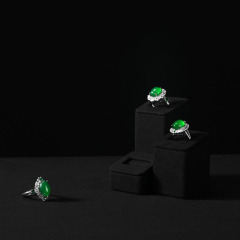 FANXI wholesale Black microfiber luxury jewellery display