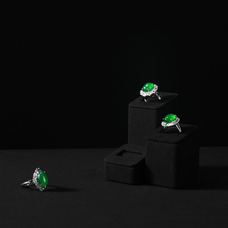 FANXI wholesale Black microfiber luxury jewellery display