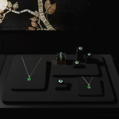 FANXI wholesale Black microfiber luxury jewellery display