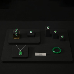 FANXI wholesale Black microfiber luxury jewellery display
