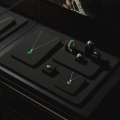 FANXI wholesale Black microfiber luxury jewellery display