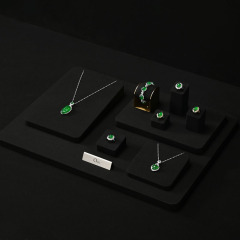 FANXI wholesale Black microfiber luxury jewellery display