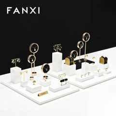 FANXI high end Black Baking paint and metal jewelry display