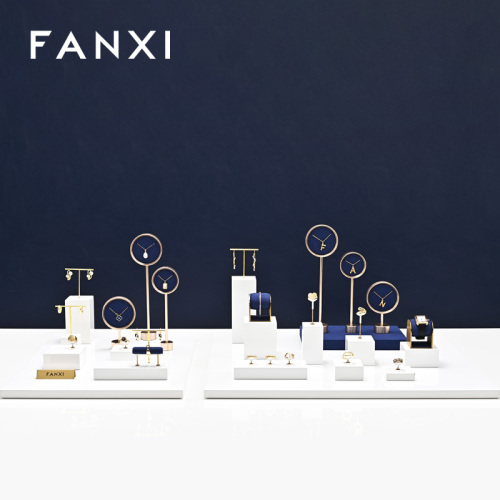 FANXI high end Black Baking paint and metal jewelry display