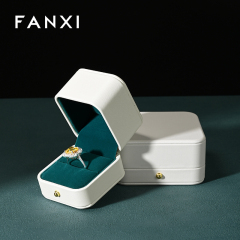 FANXI high quality aquamarine Velvet Jewelry box
