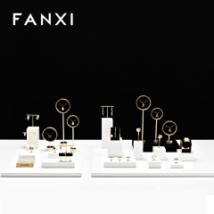 FANXI high end Black Baking paint and metal jewelry display
