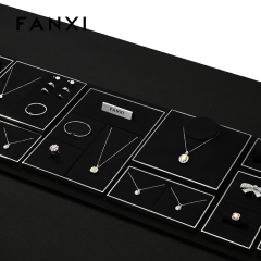 FANXI fashion Black metal luxury jewellery display