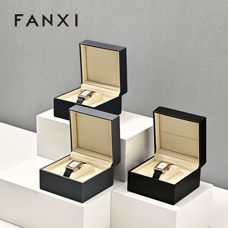 FANXI hot sale Multi-color optional Leather Watch storage box