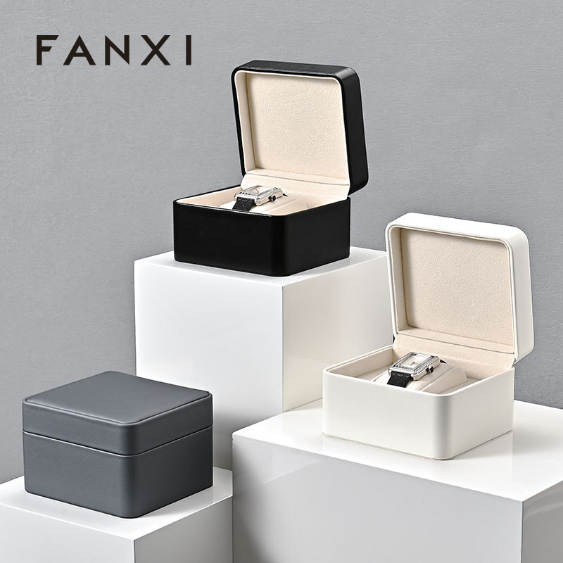 FANXI hot sale Multi-color optional microfiber Watch storage box