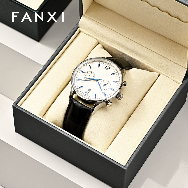 FANXI hot sale Multi-color optional Leather Watch storage box