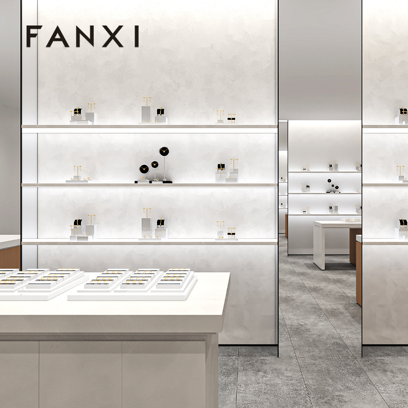 FANXI Factory White lacquer luxury jewellery display