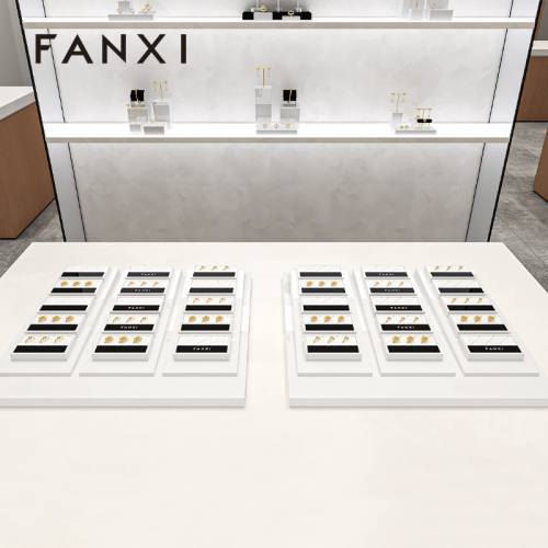 FANXI Factory White lacquer luxury jewellery display
