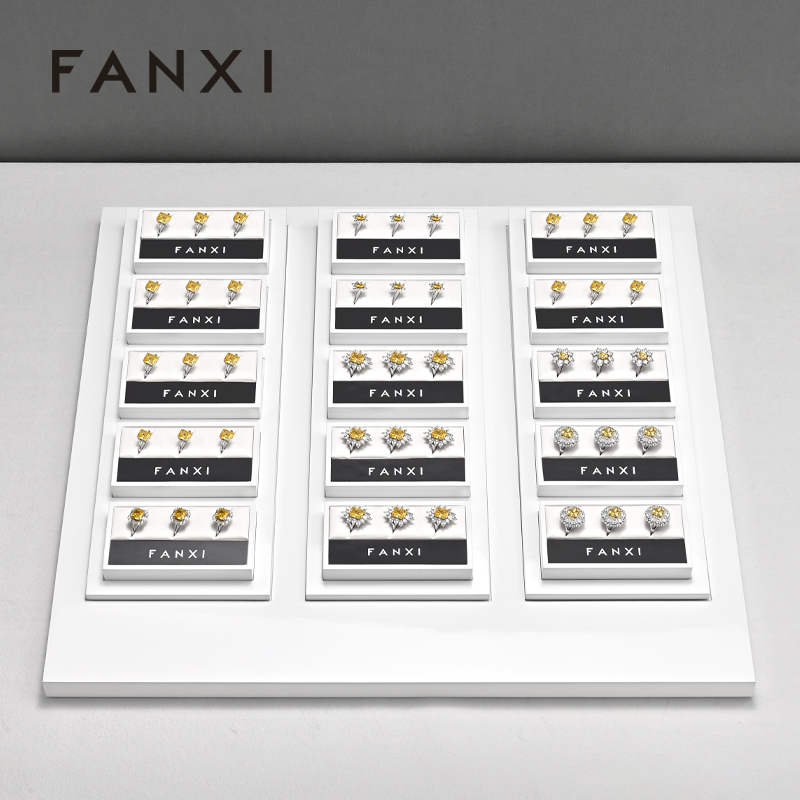 FANXI Factory White lacquer luxury jewellery display