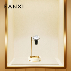 FANXI High end Black Microfiber Metal watch stand