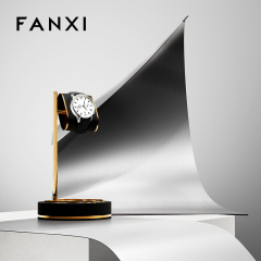 FANXI High end Black Microfiber Metal watch stand