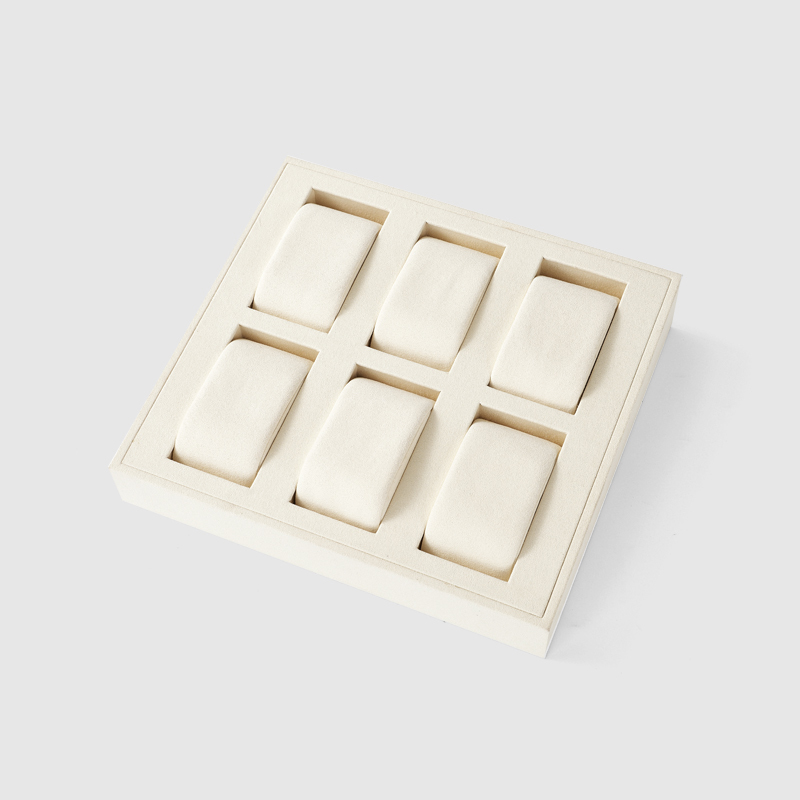 FANXI Custom microfiber Beige watch display set