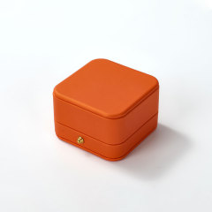 FANXI Custom orange suede leatherette pap outer box