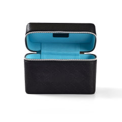 FANXI Custom Black leather microfber jewelry bag