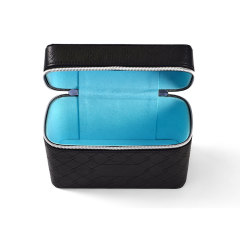 FANXI Custom Black leather microfber jewelry bag