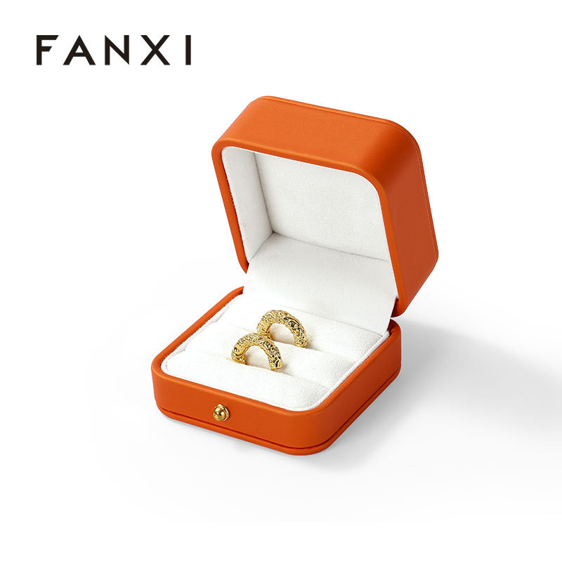 FANXI Custom orange suede leatherette pap outer box