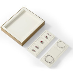 FANXI Custom Beige Metal leather Watch display props