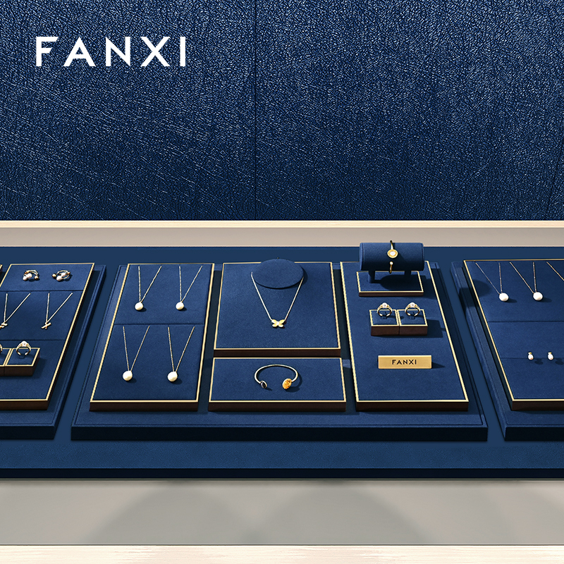 FANXI Factory Multi-coloroption metal Jewelry display stand