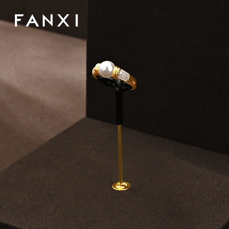 FANXI High end metal coffee Jewelry display set