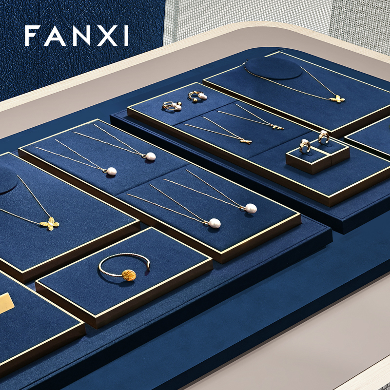 FANXI Factory Multi-coloroption metal Jewelry display stand