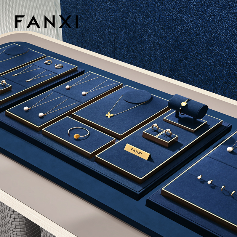 FANXI Factory Multi-coloroption metal Jewelry display stand