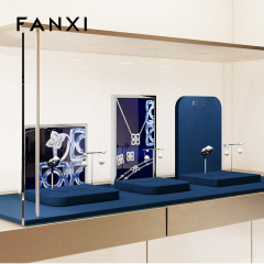 FANXI Luxury Multi-color metal Jewelry display set